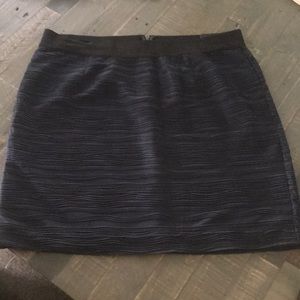 SOLD NWT Alfani Navy Textured Skirt